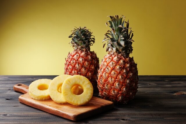 パイナップルの栄養と食べ方写真